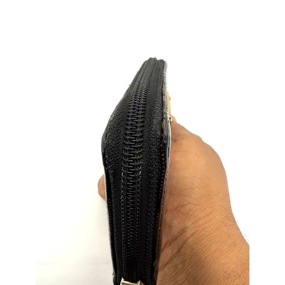 Michael Kors Metallic Black Patent Leather Wallet Wristlet*Great Condition - Picture 3 of 8